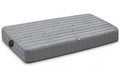 Grey Waterproof-Style Pet Mattress Bed with Padded Channel Design