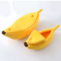 Banana Shaped Pet Bed for Cats & Small Dogs