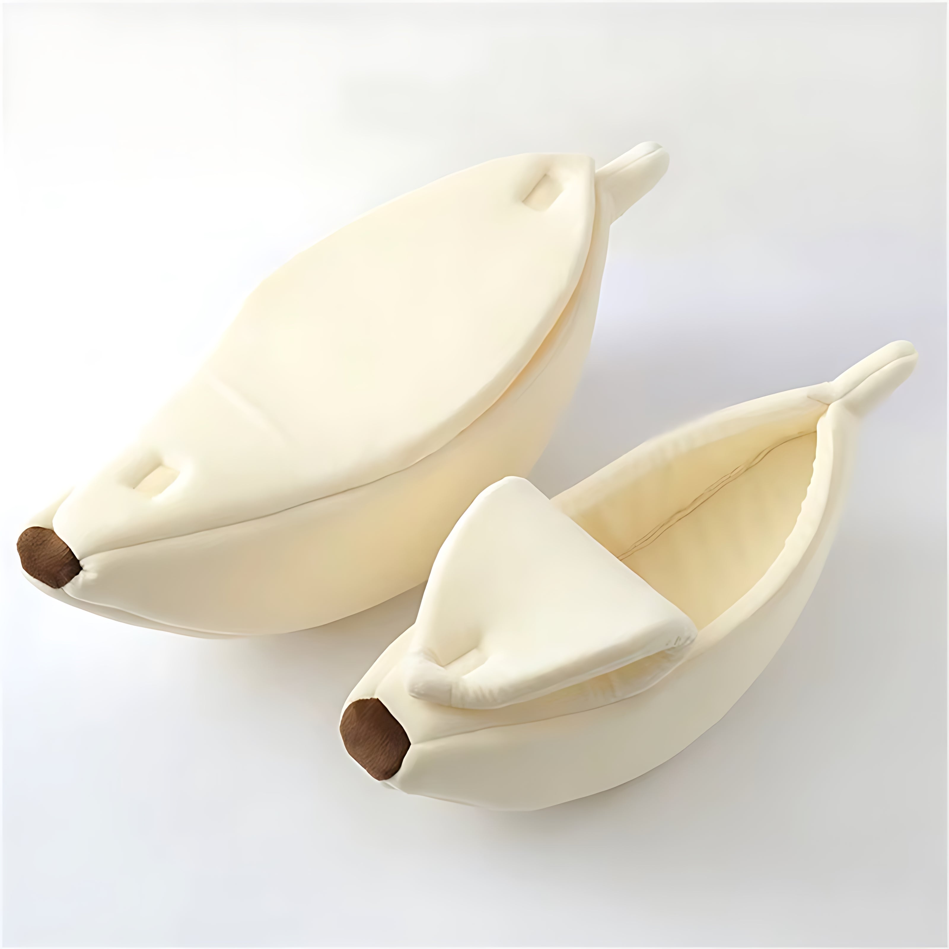 Banana Shaped Pet Bed for Cats & Small Dogs