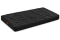 Black Quilted Pet Mattress Bed with Soft Padded Tufted Design
