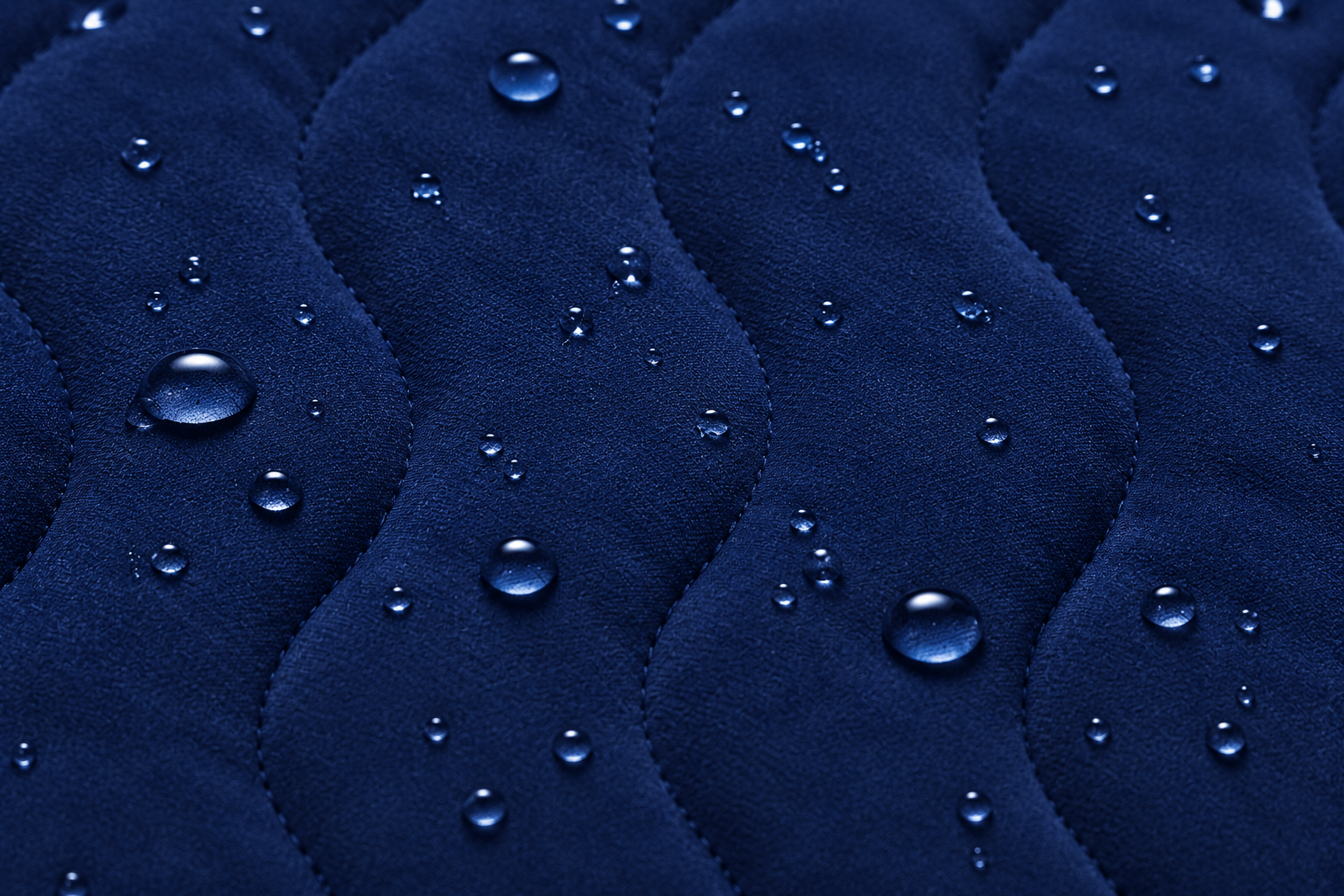 Dark Blue Quilted Pet Mattress Bed with Soft Padded Tufted Surface