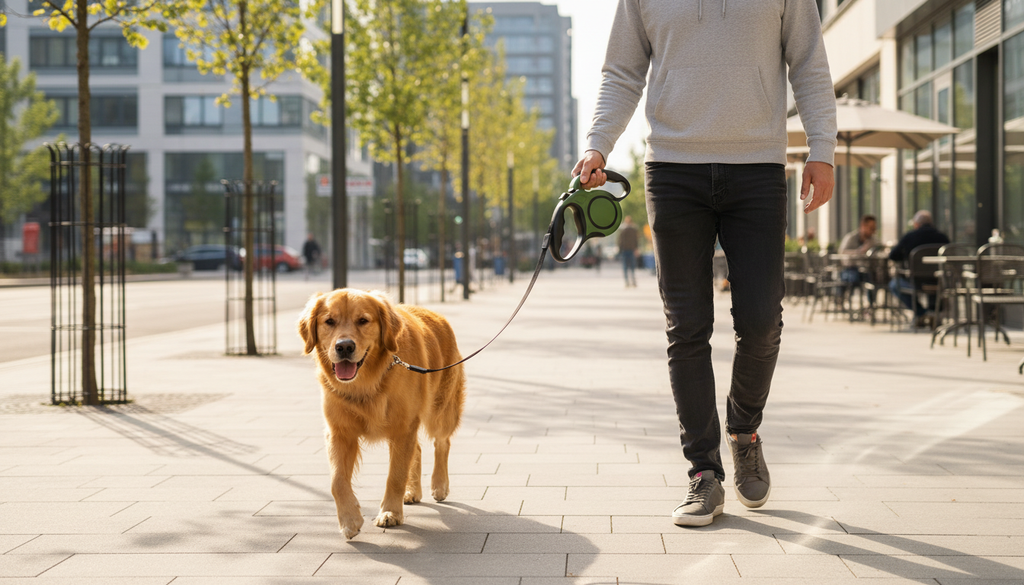 Retractable Dog Lead for Small, Medium & Large Dogs