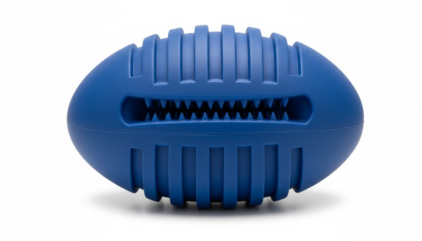Durable Rubber Treat Dispensing Ball Toy for Dogs