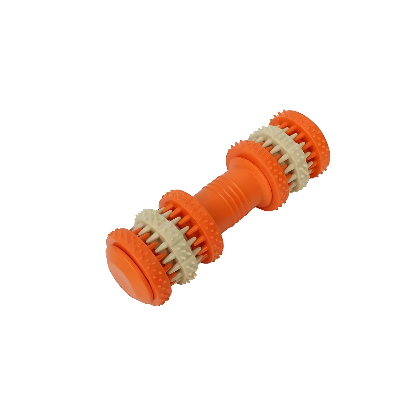 Dog Dental Chew Toy with Textured Cleaning Bristles
