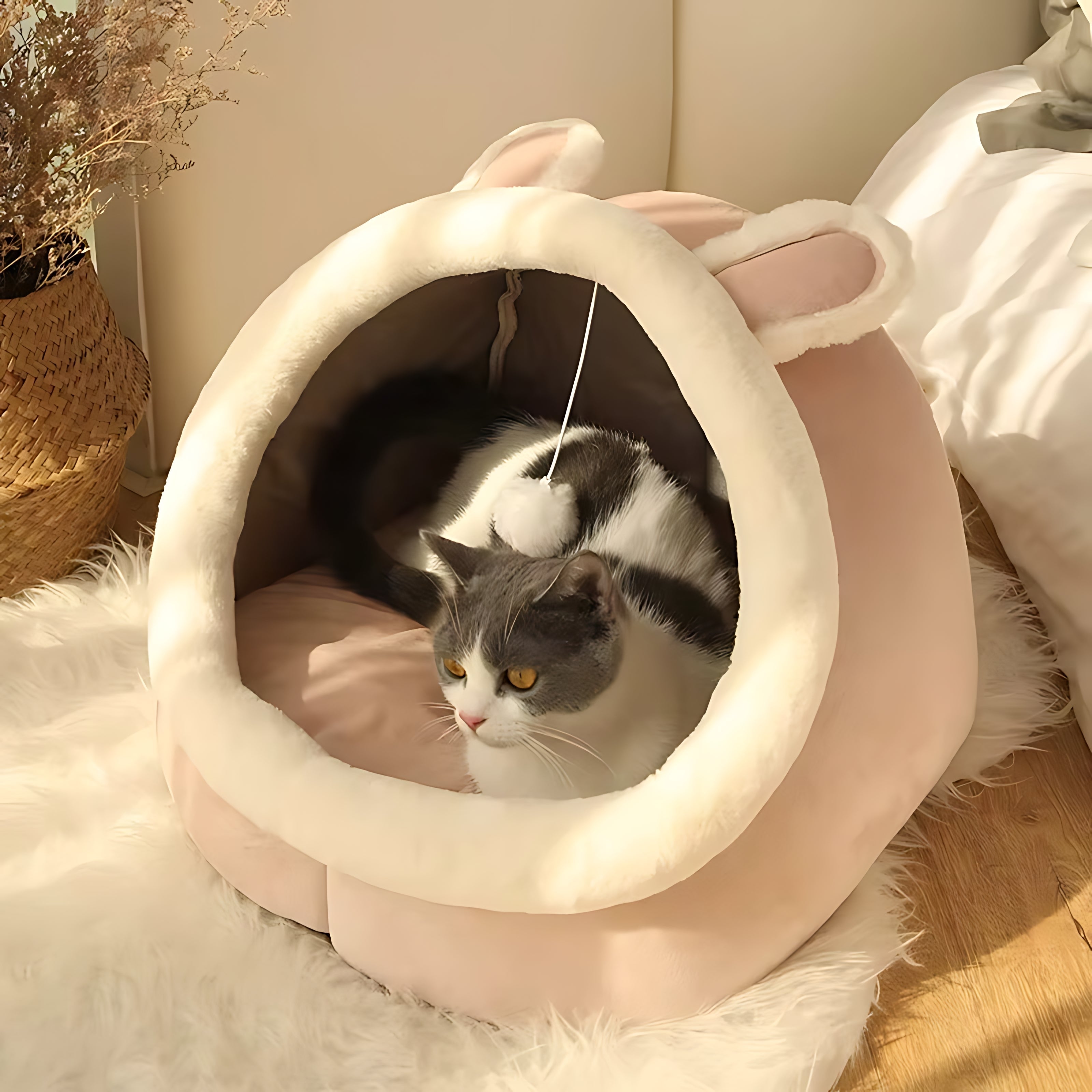 Cat Cave Bed House for Cats & Small Dogs