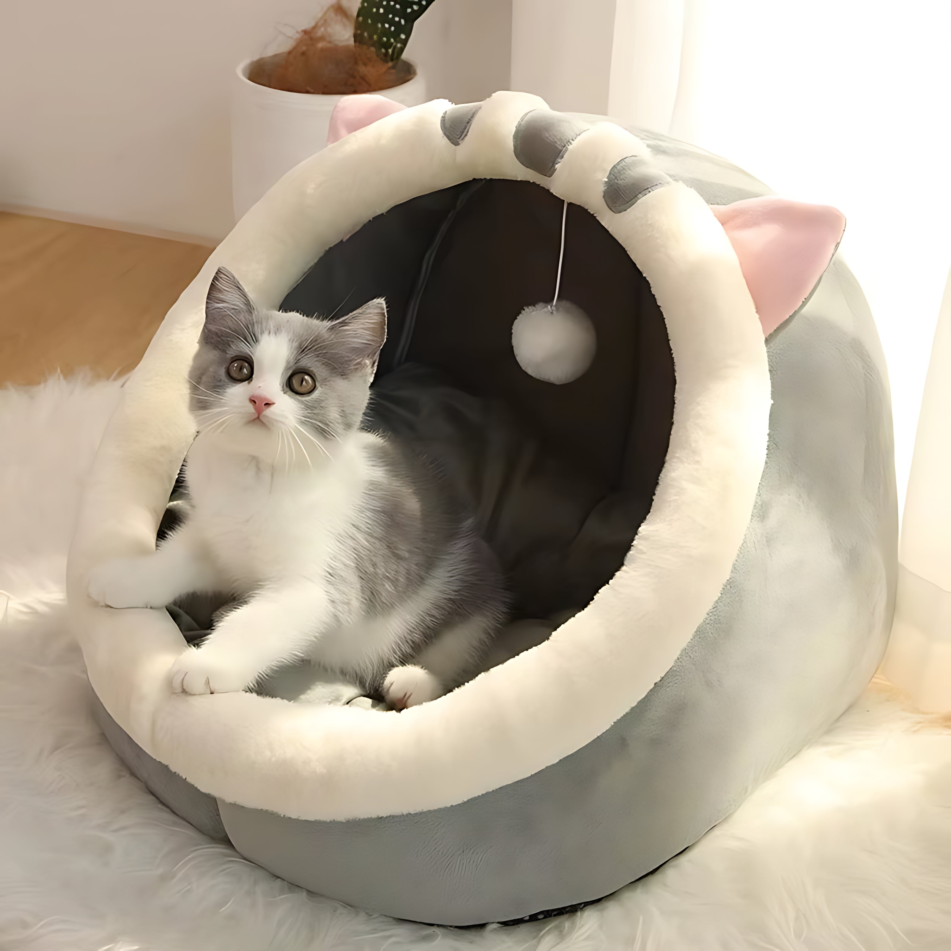 Cat Cave Bed House for Cats & Small Dogs