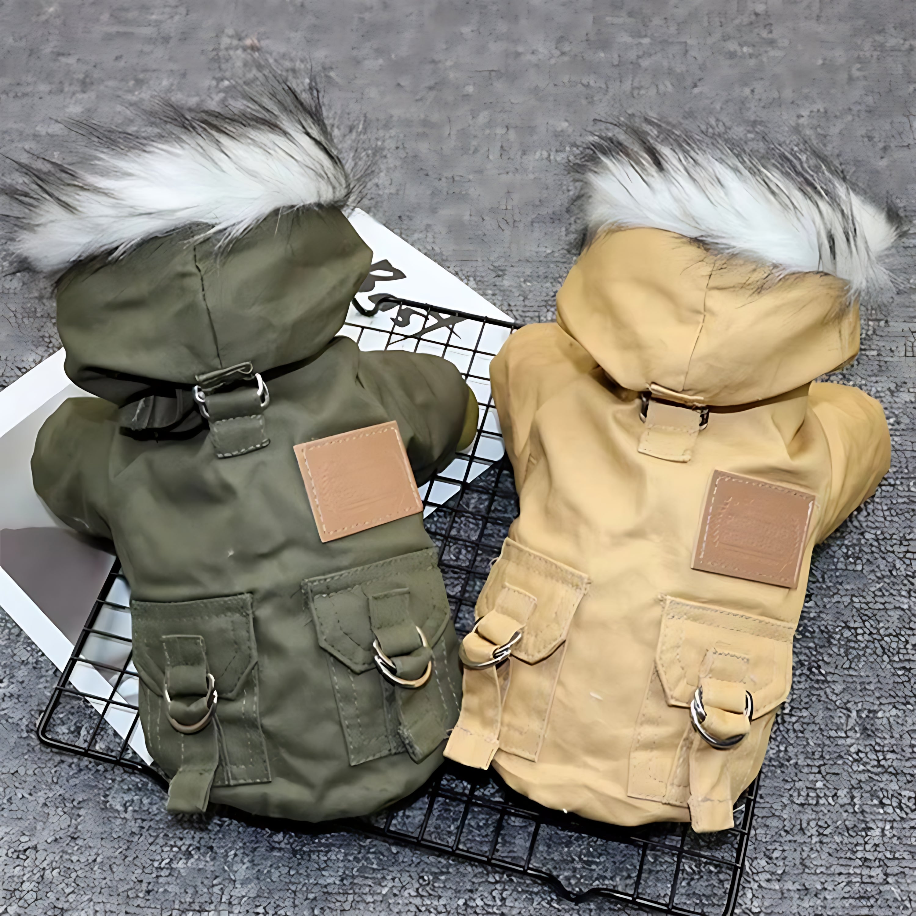 Winter Dog Hoodie Coat for Puppies & Small Dogs