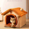 Indoor Pet House Bed for Cats & Small Dogs