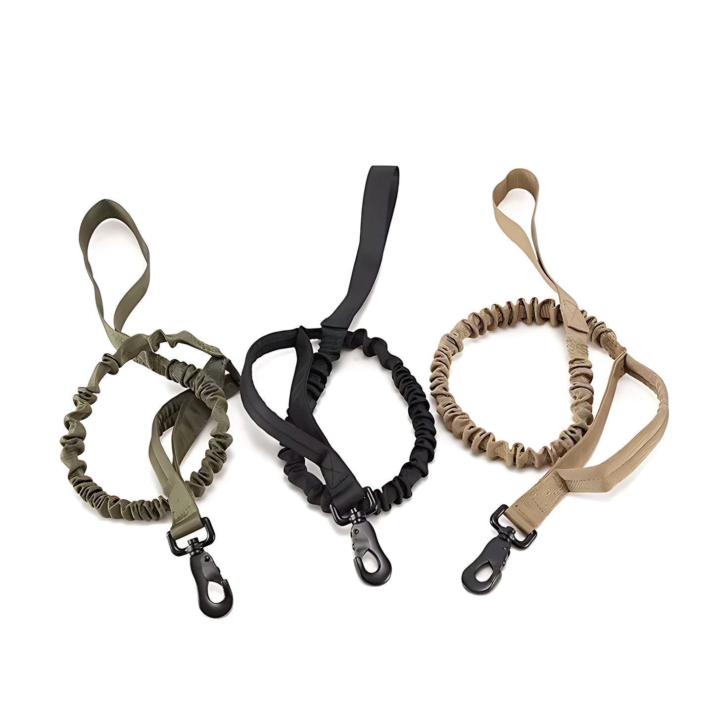 Tactical Dog Collar And Leash Set – Shock-Absorbing Nylon